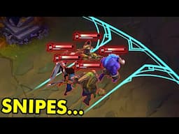 when you hit the snipe from cross map...