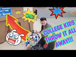 College Student Housing Clean Out!!! LOOK WHAT THE KIDS THROW AWAY! #utah