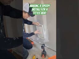Make your walls look clean and install a Fittes vent cover. No more grates! #fittes #cleanair #diy