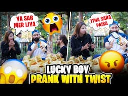 Lucky Boy prank on Cute Girl with 💓 Twist Part 6 | prank in Pakistan | Epic Reactions 😂😂