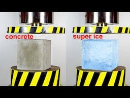 HYDRAULIC PRESS VS THE STRONGEST ICE