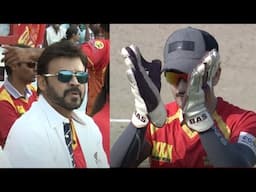 Venkatesh Hails Akhil's Incredible Wicket-Keeping | Telugu Warriors vs Chennai Rhinos | CCL
