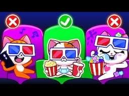 Rules of Conduct in the Cinema | Good Habits for Kids | Useful Toddler Stories | Purr-Purr
