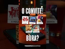 O convite tá feito, aproveita que hoje é pré-feriado! 🤣 Já pode ou tá cedo? #teodoroesampaio