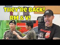 Kim Tae Hyung and Namjoon are discharged!! 😯