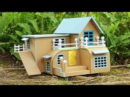 Cardboard House #118  / How To Make a Beautiful Dream House From Cardboard / Satisfying