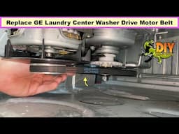 Replace GE Laundry Center washer motor belt