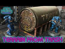 Crafting Industrial Terrain and Painting Rust for Warhammer 40K or Stargrave