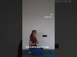 Day 8 of 21 days of yoga practice, ardha ushtrasana, ushtrasana, camel pose, yoga for thyroid