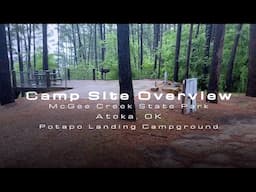 Potapo Landing Campsites Walkthrough - McGee Creek State Park