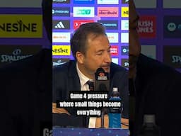 Game 4 pressure |  Where small things become everything | Press conference