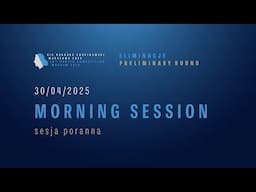 The 19th International Fryderyk Chopin Piano Competition (preliminary round) 1st session, 30.04.2025