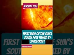 First view of the sun's south pole #europeanspaceagency #solarorbiter #shorts