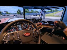 American Truck Simulator ! Convoy , Friends and FUN !!! 4090 RTX MOTION SIM