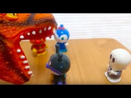 アンパンマンがきょうりゅうにたべられちゃうよ！A dinosaur ate Anpanman