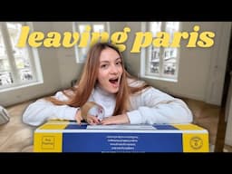 Moving vlog! Apartment hunting, what I eat, leaving Paris, packing, empty  apt tour & new beginnings