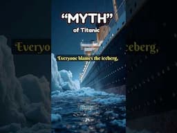 Titanic MYTH everyone blames the iceberg 🧊 #shorts #titanic #myths