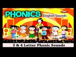 3 & 4 Letter Phonics Sounds I Learn Phonics Alphabet Sounds Kids I English phonetics a to z Sounds