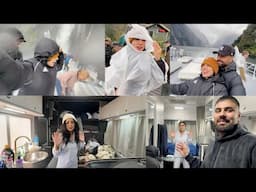 MILFORD SOUNDS BAD WEATHER ⛈️ 🇳🇿 | NEW ZEALAND SOUTH ISLAND 🇳🇿 | LIFE IN CAMPERVAN | INDER & KIRAT