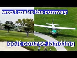 WHY did they lose engine power over LA? Golf Course Emergency Landing