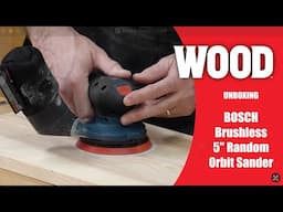 Unboxing & Testing the Bosch Brushless 5" Random Orbit Sander