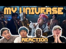 OUR FIRST TIME WATCHING BTS x COLDPLAY MY UNIVERSE!