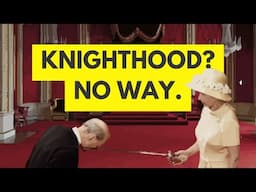 I TURNED DOWN an OBE