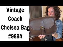 Vintage Coach Chelsea Bag #9894 Saddle Riding Bag