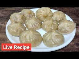 Live Momos recipe/ Mehek kitchen and street food/ #shorts
