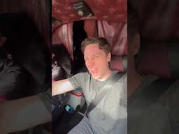 Honking the horn of a ROAD TRAIN