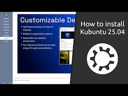 How to install Kubuntu 25.04