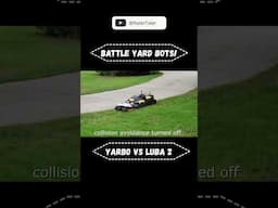 Yard Robots Collide! Only One Wins
