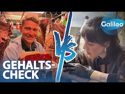 Scharfes Messer, flinke Nadel: Metzgermeister und Tätowiererin im Gehalts-Check!