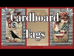 Easy DIY's Patriotic Cardboard Tags