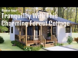 Cozy Cottage Getaway | A Peaceful Forest Retreat with Flower-Filled Charm | Exploring Tiny House