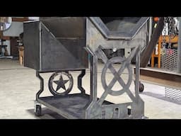 Diy build barbecue smoker stand