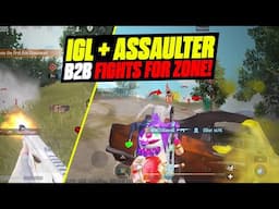 IGL + Assaulter Gameplay | Fights For the Edge Of Zone | iPhone 16 Pro | 3 Fingers + Gyro | BGMI 🔥
