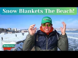 Winter hits hard transforming Sunny Beach in Bulgaria!
