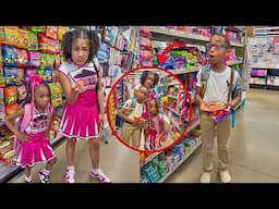 POPULAR CHEERLEADER PEER PRESSURED NERD TO TAKE CANDY FROM THE STORE! EHAT HAPPEN IS SHOCKING!!!!!
