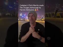Coldplay's Chris Martin on The Oxygen Advantage Book