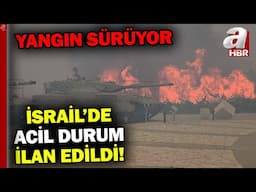 İsrail'de yangın söndürülemedi! 7 bin kişi tahliye edildi... | A Haber