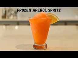 Frozen Aperol Spritz Is the Only Drink You Need This Summer 🍊❄️ (Easy & Refreshing Recipe)