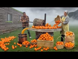 Tender Lamb Soaked in Fresh Orange Juice! Ancient Squeezing Method
