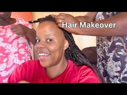 I got a Hair Makeover: Braided Professionally for $10 in Africa