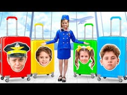 Airplane adventures and safety rules for kids