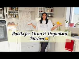 Tips/Habits for Clean and Organised Kitchen| Indian Kitchen Organisation Ideas | Kitchen Tour