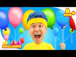 ¡Aprendiendo con globos! Animales, números y colores + Más D Billions Canciones Infantiles