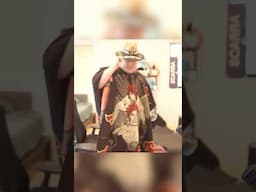 Scarra gets a FIRE anime poncho 🔥