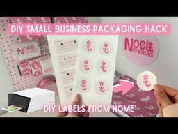 DIY Packaging Ideas For Small Business | DIY Small Business Labels From Home Using Liene Pixcut S1