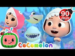 Do The Baby Shark Dance with Babies! 🎵🦈 | CoComelon Nursery Rhymes + Kids Songs | Animals for Kids